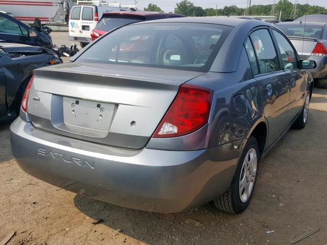 1G8AZ52F64Z187880 - 2004 SATURN ION LEVEL GRAY photo 4