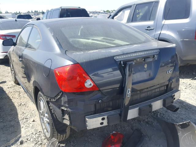 JTKDE177650059579 - 2005 TOYOTA SCION TC 灰色 照片 3