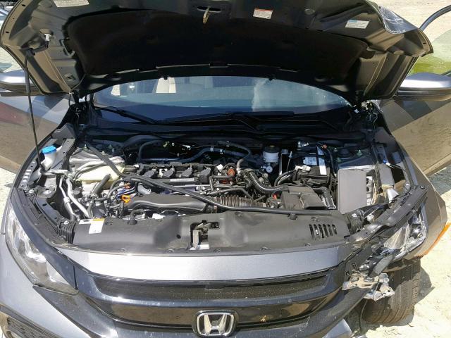 SHHFK7H64KU218595 - 2019 HONDA CIVIC EX GRAY photo 7