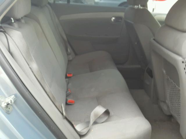 1G1ZG57N484201026 - 2008 CHEVROLET MALIBU LS BLUE photo 6