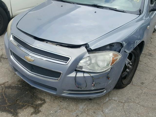 1G1ZG57N484201026 - 2008 CHEVROLET MALIBU LS BLUE photo 9