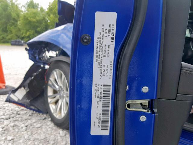 2C3CCAAG9JH291993 - 2018 CHRYSLER 300 TOURIN BLUE photo 10