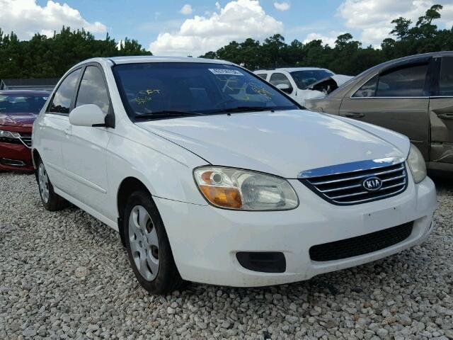 KNAFE121085541830 - 2008 KIA SPECTRA EX WHITE photo 1