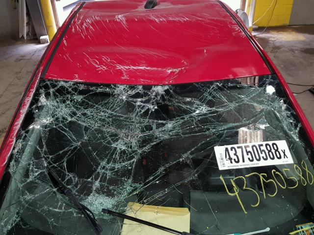 1G1JA5SG1F4216183 - 2015 CHEVROLET SONIC LS RED photo 9