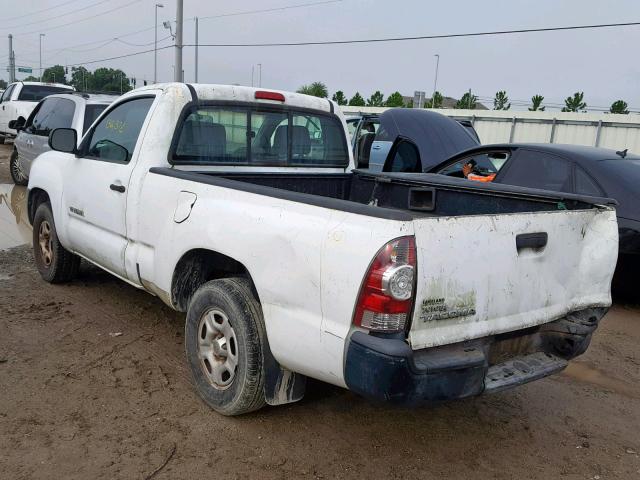 5TENX22N99Z651646 - 2009 TOYOTA TACOMA WHITE photo 3