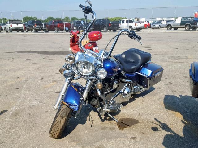 1HD1FB4157Y673796 - 2007 HARLEY-DAVIDSON FLHR BLUE photo 2