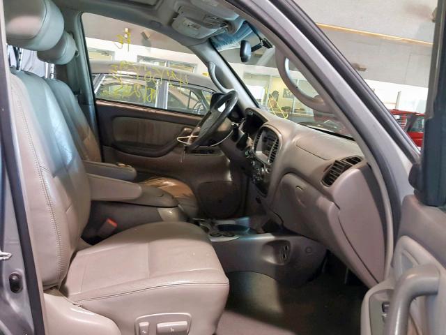 5TDZT38A23S157950 - 2003 TOYOTA SEQUOIA LI SILVER photo 5