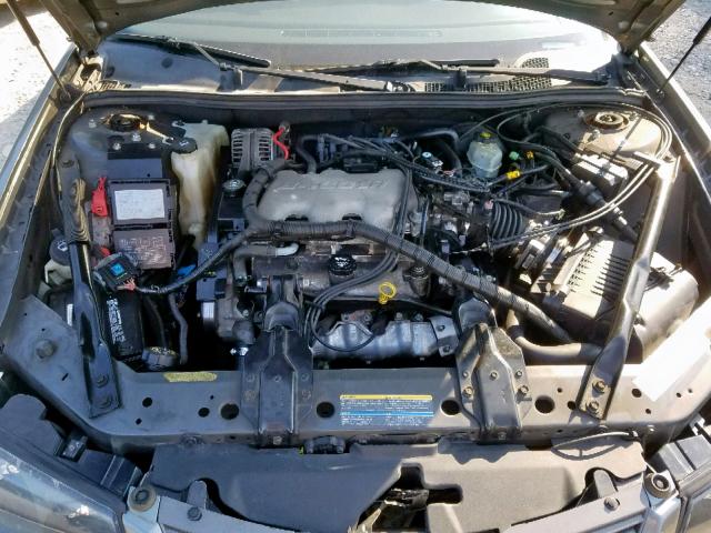 2G1WF52E149367010 - 2004 CHEVROLET IMPALA GRAY photo 7