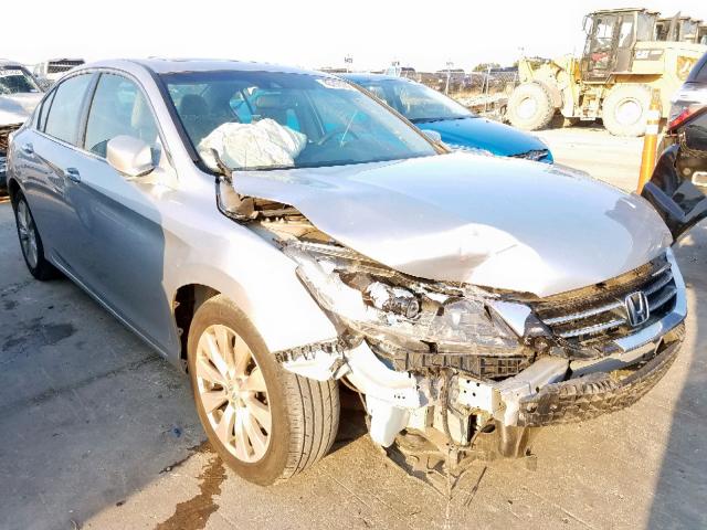 1HGCR3F84DA037880 - 2013 HONDA ACCORD EXL SILVER photo 1