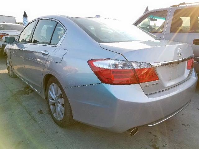 1HGCR3F84DA037880 - 2013 HONDA ACCORD EXL SILVER photo 3