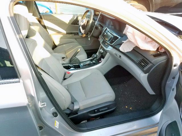 1HGCR3F84DA037880 - 2013 HONDA ACCORD EXL SILVER photo 5