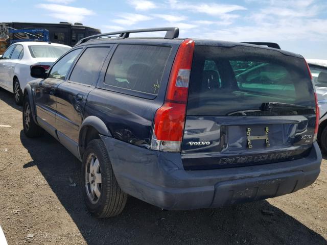 YV1SZ59H841154678 - 2004 VOLVO XC70 BLUE photo 3