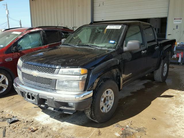 1GCDS136258127780 - 2005 CHEVROLET COLORADO BLACK photo 2