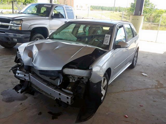 1G1ZT61806F115380 - 2006 CHEVROLET MALIBU MAX SILVER photo 2