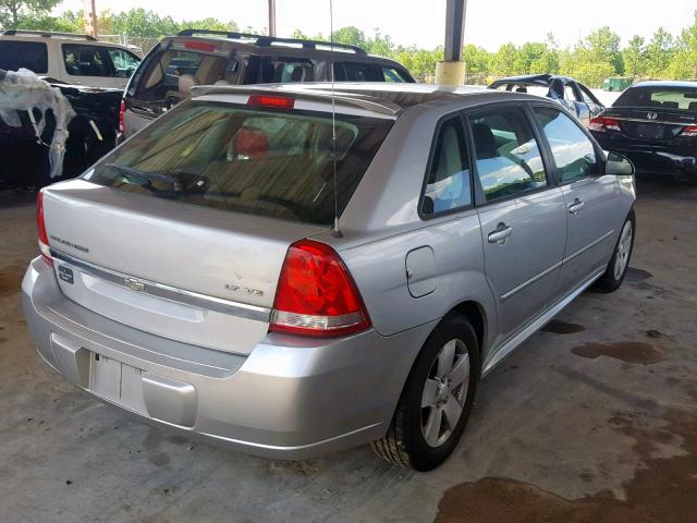 1G1ZT61806F115380 - 2006 CHEVROLET MALIBU MAX SILVER photo 4