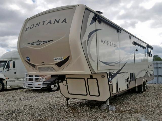 4YDF37921J4703838 - 2018 KEYSTONE MONTANA BEIGE photo 2