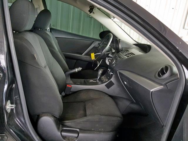 JM1BL1TF3D1746321 - 2013 MAZDA 3 I BLACK photo 5