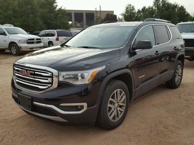 1GKKNSLS3HZ280334 - 2017 GMC ACADIA SLE BLACK photo 2