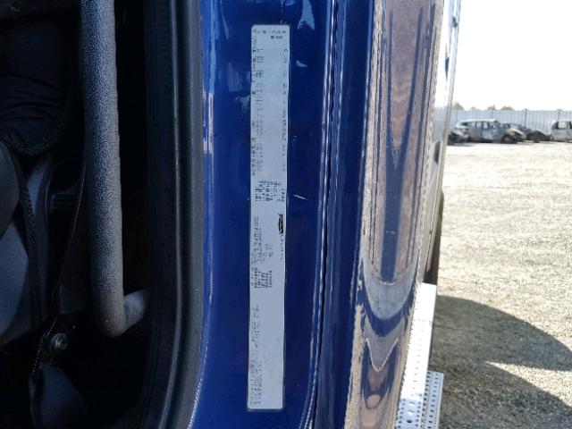 1FUJGLDRXASAR6490 - 2010 FREIGHTLINER CASCADIA 1 BLUE photo 10