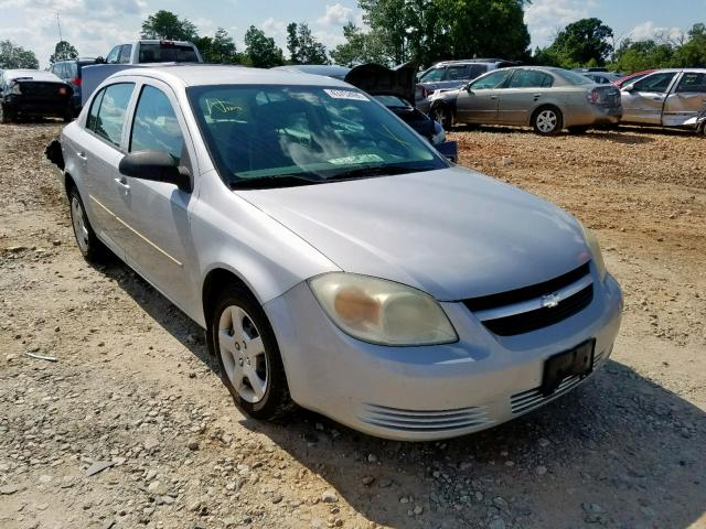 1G1AK52F157556841 - 2005 CHEVROLET COBALT SILVER photo 1