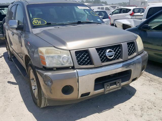 5N1BA08A37N722302 - 2007 NISSAN ARMADA SE TAN photo 1