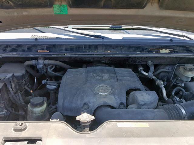 5N1BA08A37N722302 - 2007 NISSAN ARMADA SE TAN photo 7