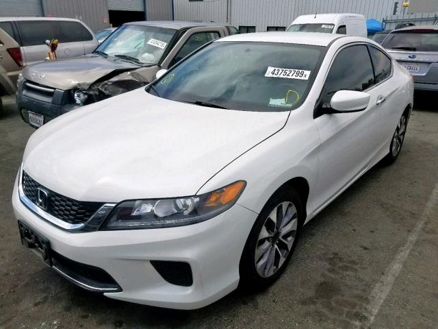 1HGCT1B30EA009432 - 2014 HONDA ACCORD LX- WHITE photo 2