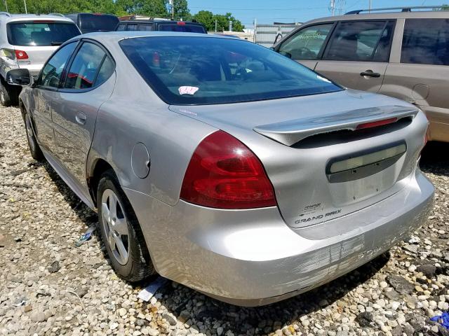 2G2WP552671145091 - 2007 PONTIAC GRAND PRIX SILVER photo 3