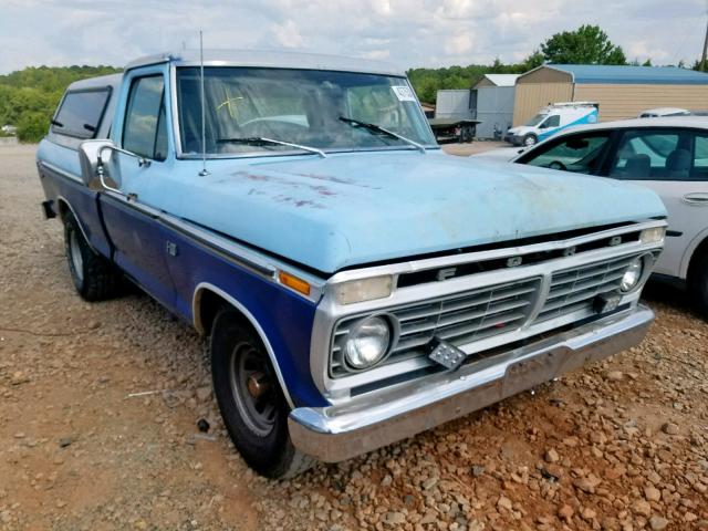 F10YNW00284 - 1975 FORD F100 BLUE photo 1