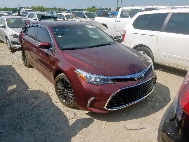 4T1BK1EBXGU228105 - 2016 TOYOTA AVALON XLE BURGUNDY photo 1