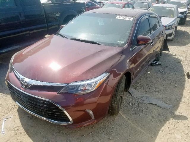 4T1BK1EBXGU228105 - 2016 TOYOTA AVALON XLE BURGUNDY photo 2