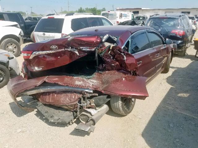 4T1BK1EBXGU228105 - 2016 TOYOTA AVALON XLE BURGUNDY photo 4