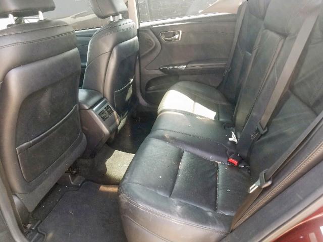 4T1BK1EBXGU228105 - 2016 TOYOTA AVALON XLE BURGUNDY photo 6