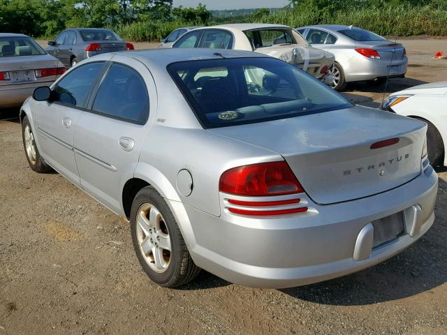 1B3EJ46X71N522189 - 2001 DODGE STRATUS SE SILVER photo 3