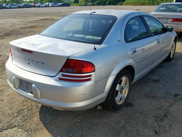 1B3EJ46X71N522189 - 2001 DODGE STRATUS SE SILVER photo 4