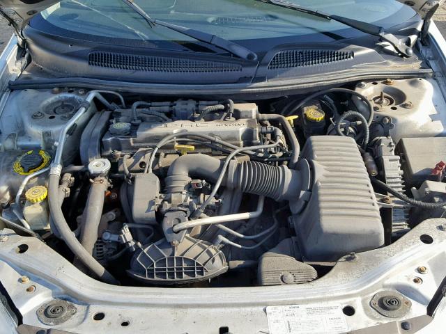 1B3EJ46X71N522189 - 2001 DODGE STRATUS SE SILVER photo 7