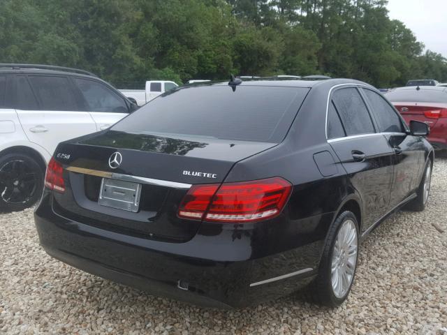 WDDHF0EB8EA948570 - 2014 MERCEDES-BENZ E 250 BLUE BLACK photo 4