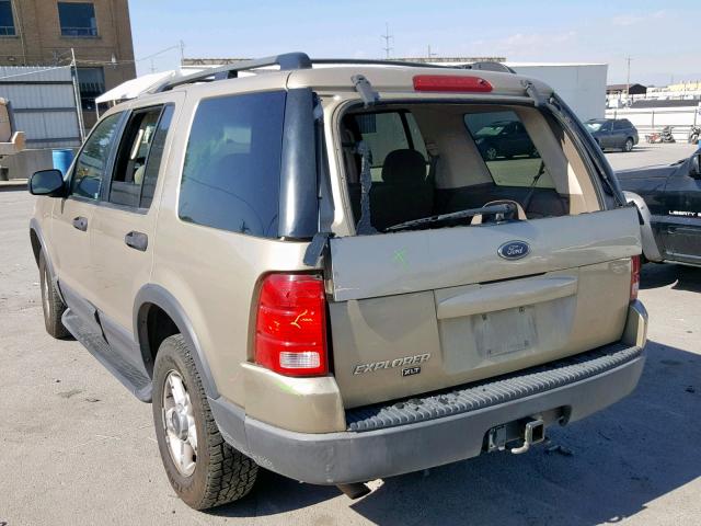 1FMZU73K53UA74170 - 2003 FORD EXPLORER X 棕色 照片 3