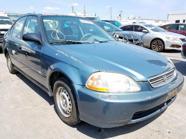 1HGEJ662XTL037995 - 1996 HONDA CIVIC DX BLUE photo 1