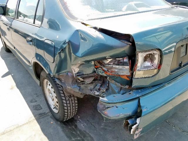 1HGEJ662XTL037995 - 1996 HONDA CIVIC DX BLUE photo 9