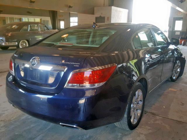 1G4GE5EV4AF294949 - 2010 BUICK LACROSSE C BLUE photo 4