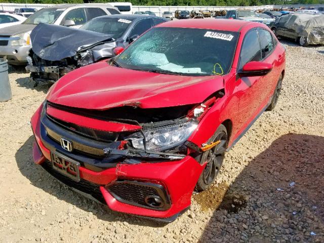 SHHFK7H4XHU221069 - 2017 HONDA CIVIC SPOR RED photo 2