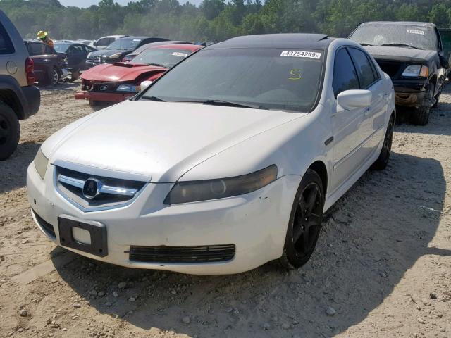 19UUA66276A002097 - 2006 ACURA 3.2TL WHITE photo 2