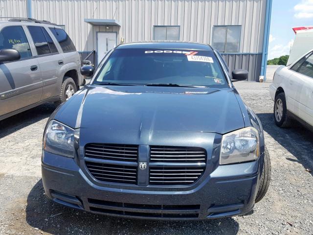 2D4FV47T37H826448 - 2007 DODGE MAGNUM SE BLUE photo 9