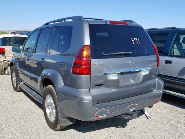 JTJBT20X340028015 - 2004 LEXUS GX 470 GRAY photo 3