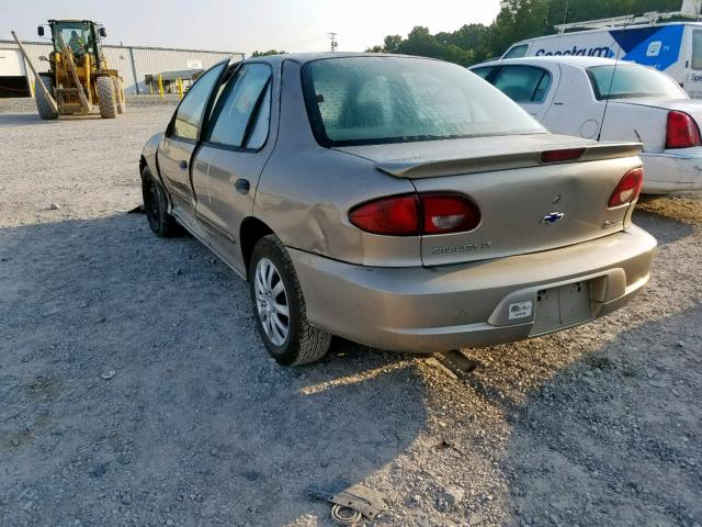 1G1JF5241Y7317538 - 2000 CHEVROLET CAVALIER L TAN photo 3