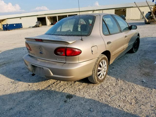 1G1JF5241Y7317538 - 2000 CHEVROLET CAVALIER L TAN photo 4