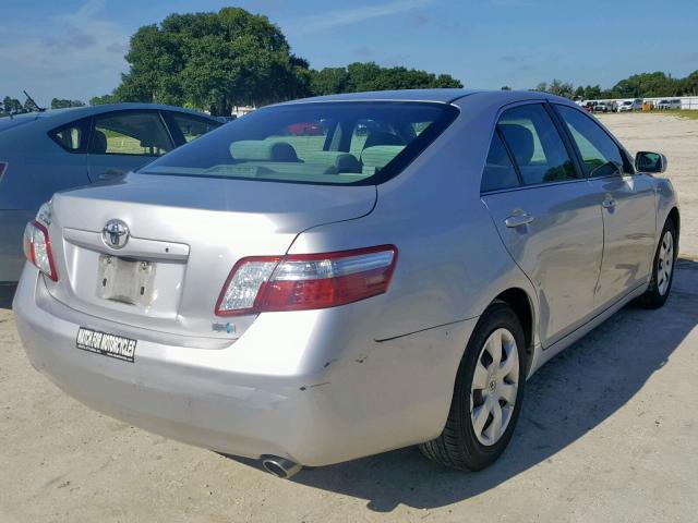 4T1BB46K69U081137 - 2009 TOYOTA CAMRY HYBR SILVER photo 4