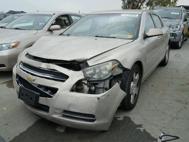 1G1ZJ57769F194279 - 2009 CHEVROLET MALIBU 2LT GOLD photo 2