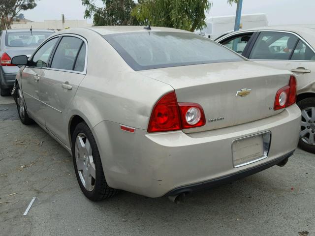 1G1ZJ57769F194279 - 2009 CHEVROLET MALIBU 2LT GOLD photo 3